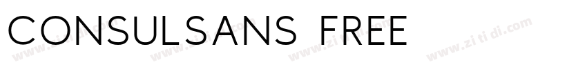 ConsulSans Free字体转换